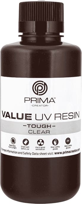 PrimaCreator Værdi hård UV-harpiks-500 ml-klar