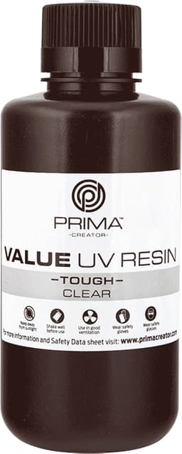 PrimaCreator Værdi hård UV-harpiks-500 ml-klar