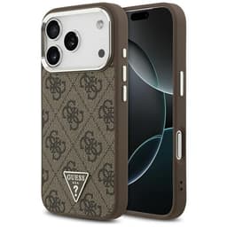 Guess Mobilskal till iPhone 17 Pro MagSafe 4G Triangle Logo - Brun
