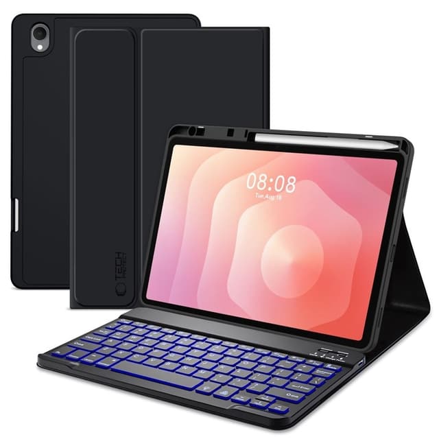 Tech-Protect Galaxy Tab S11 Fodral med Tangentbord - Svart
