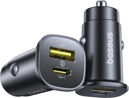Baseus Billaddare 30W USB-A - USB-C GoTrip - Svart