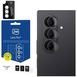 3MK Galaxy Z Fold 7 Kameralinsskydd Härdat Glas Lens Pro - Svart