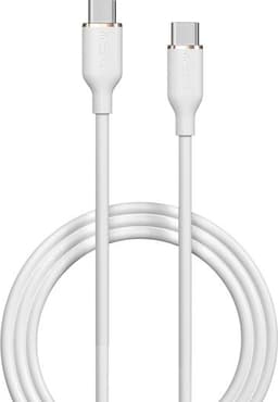 Devia USB-C Till USB-C 60W Kabel 3A 1.2m Jelly EC632 - Vit