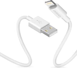 Dudao USB-A till Lightning kabel 3A 1m L1L Vit
