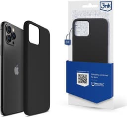 3MK Mobilskal till iPhone 11 Pro Max Silicone - Svart