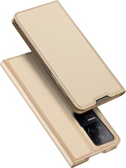 Dux Ducis Xiaomi Poco F4 5G Plånboksfodral Skin Series - Guld