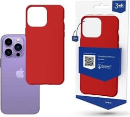 3MK iPhone 14 Pro Skal Matt Lovage - Röd