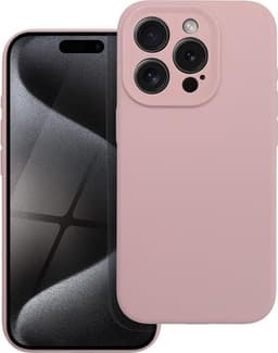 Mobilskal till iPhone 12 Silikon 2mm - Sand Rosa