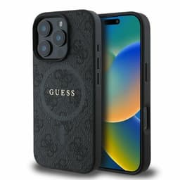 Guess Mobilskal till iPhone 16 Pro Magsafe 4G Ring Classic Logo