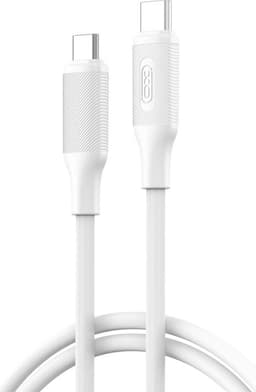 XO USB-C Till USB-C 60W Kabel 1m PD Q265B - Vit