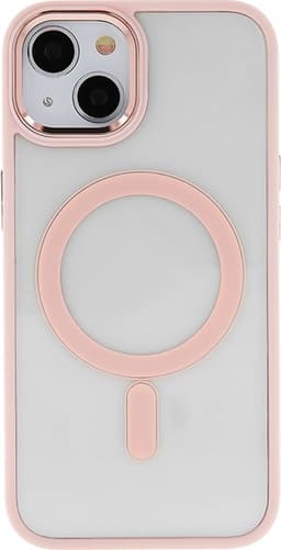 Mobilskal till iPhone 15 Pro Max MagSafe Satin Clear - Rosa