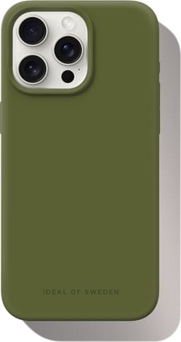 Silicone Case MagSafe iPhone 15 Pro Max Khaki