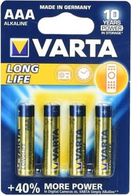 Varta 4-stk alkalisk batteri R3 (AAA) Longlife
