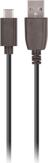 Maxlife USB-C till USB-A kabel 3m 2A - Svart