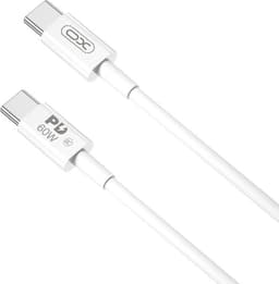 XO USB-C Till USB-C 60W Kabel 1m PD NB-Q190A - Vit
