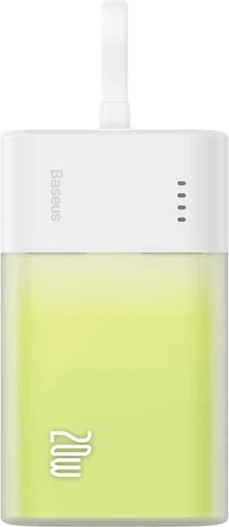 Baseus Powerbank 5200mAh Popsicle 20W - Vit/Grön