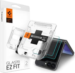 Spigen [2-Pack] Galaxy Z Flip 6 Härdat Glas Skärmskydd ""EZ FIT""