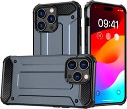 Mobilskal till iPhone 15 Pro Hybrid Armor - Blå