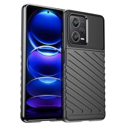 Mobilskal till Xiaomi Redmi Note 12 Pro Plus Thunder Armor Silikon - Svart