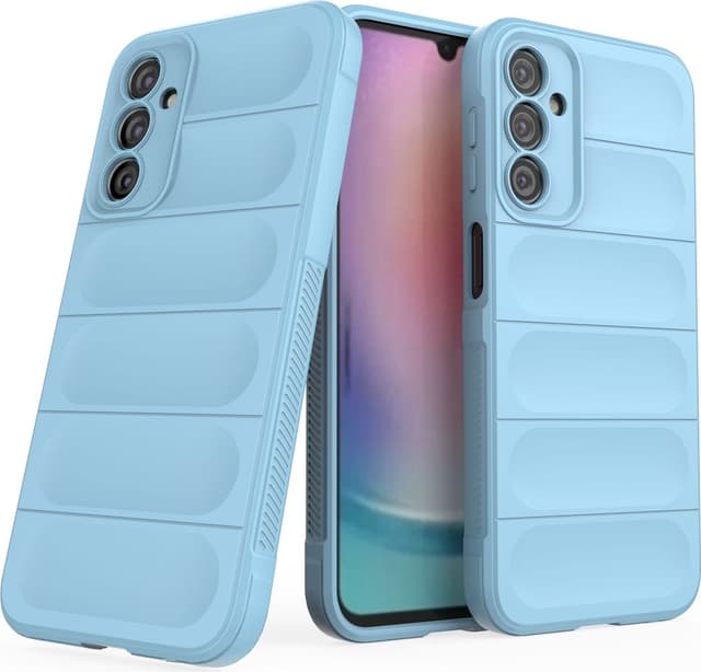 Telefontaske til Galaxy A24 4G Magic Shield - Lyseblå
