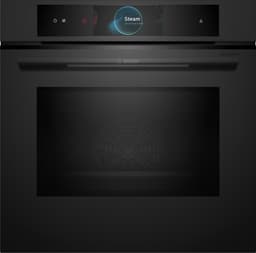 Bosch 8 Sarjan Kalusteisiin sijoitettava uuni mikroaaltotoiminnolla HNG978NM1 (musta)