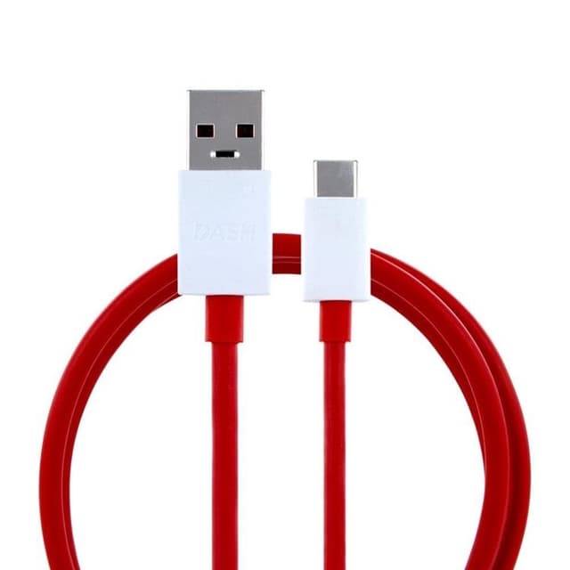 OnePlus USB-A til USB-C 4A Kabel 1m Bulk - Rød