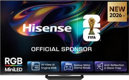 Hisense 65" UR8S 4K/UHD RGB MiniLED Smart TV (2026)