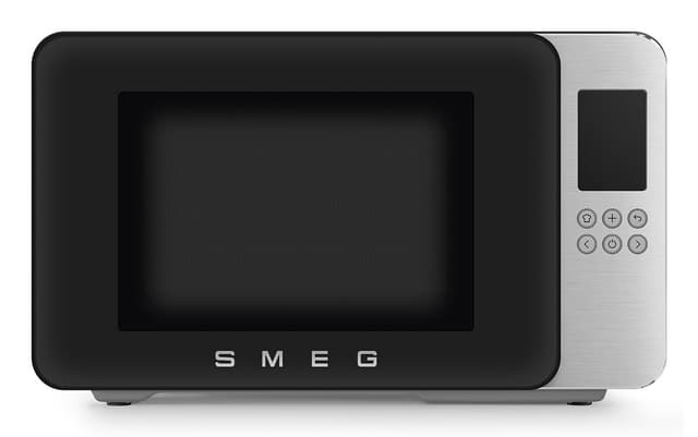 Smeg Fritstående Mikrobølgeovn MOC01BLMEU (sort)