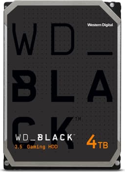 WD Black 4TB Ytelse HDD SATA III 7200RPM 256MB Cache (WD4005FZBX)