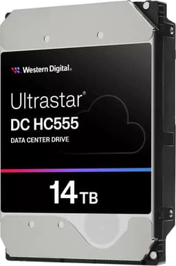 WD Ultrastar DC HC555 14TB SATA 6Gb/s 512e SE Enterprise HDD (WUH722014CLE6L4)