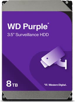 WD 8TB SATA III 256MB Lila WD85PURZ