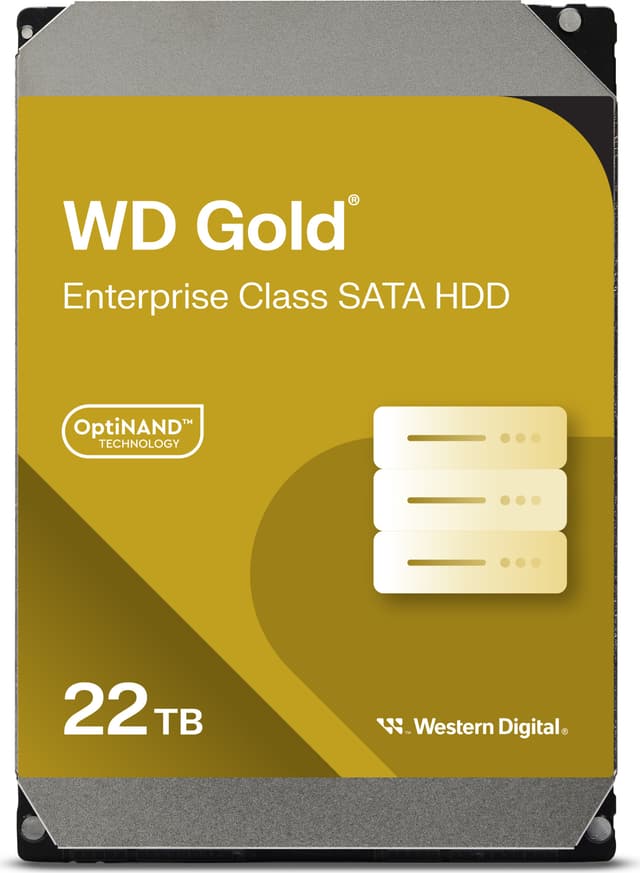 22TB Western Digital Gold WD221KRYZ