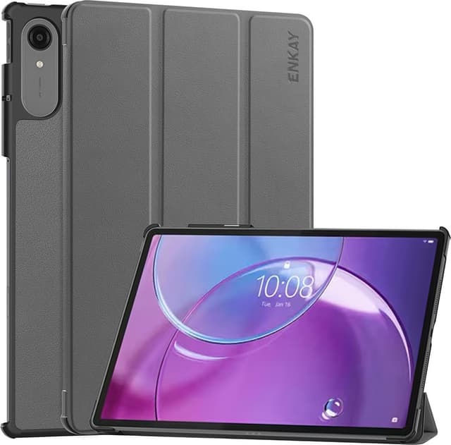 SKALO ENKAY HAT PRINCE Trifold Fodral för Lenovo Idea Tab Pro Gen 2 13"" - Grå