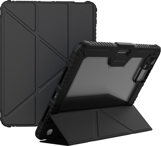 NILLKIN iPad Pro 11"" M5 (2025) PU-Læder Origami Fold Cover - Sort