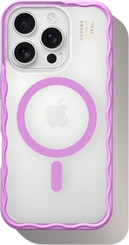 Wavy Case MagSafe iPhone 16 Pro Max Pink