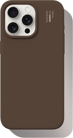 Silicone Case iPhone 15 Pro Max Mocha Mousse