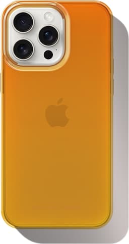 Clear Case iPhone 15 Pro Max Orange Spritz