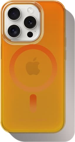 Clear Case MagSafe iPhone 15 Pro Orange Spritz