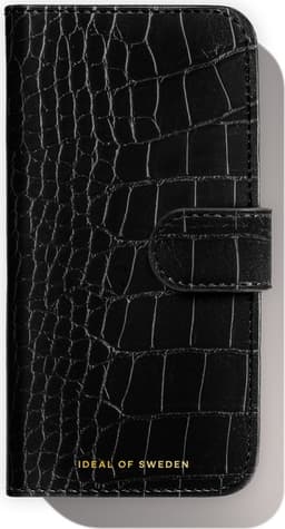 Magnet Wallet+ MagSafe iPhone 16 Black Croco