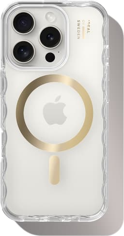 Wavy Case MagSafe iPhone 15 Pro Max Clear