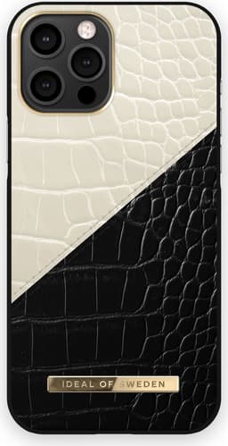 Atelier Case iPhone 12 Pro Max Cream Black Croco