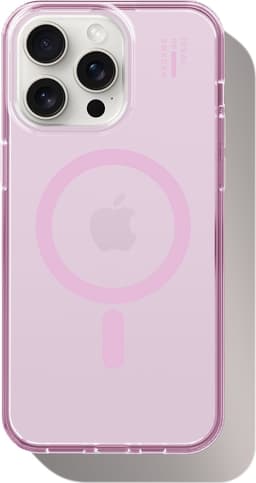 Clear Case MagSafe iPhone 15 Pro Max Light Pink