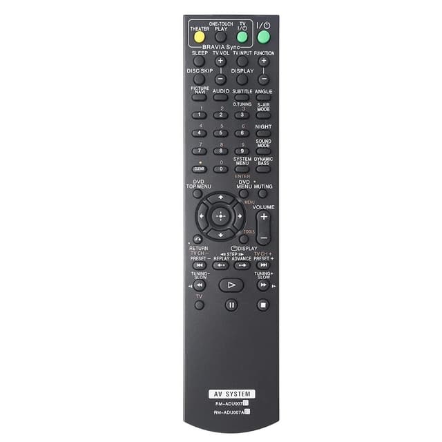 Fjärrkontroll Ersättning RM-ADU007 / RM-ADU007A För Sony Förstärkare