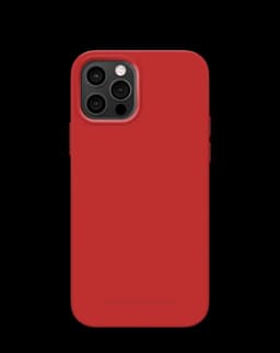 Silicone Case MagSafe iPhone 12 / 12 Pro Red