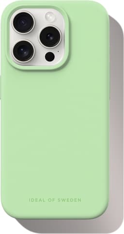 Silicone Case iPhone 15 Pro Mint