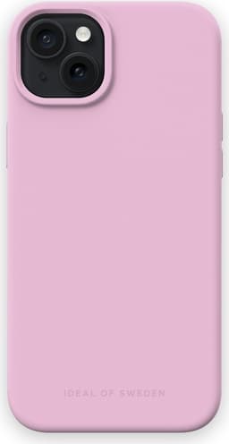 Silicone Case MagSafe iPhone 15 Plus Bubblegum Pink