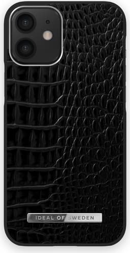 Atelier Case iPhone 12 Mini Neo Noir Croco Silver