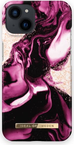 Printed Case MagSafe 13 Golden Ruby Marble