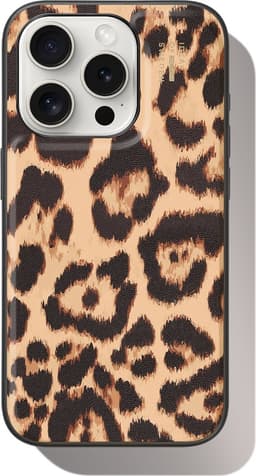 Vegan Leather Case MagSafe iPhone 15 Pro Timeless Leo