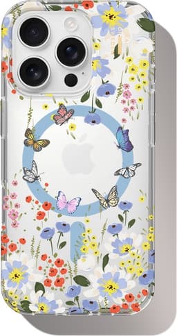 Clear Case MagSafe iPhone 16 Pro Max Artistic Garden